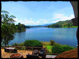 Birdnest Resort on scenic Lake Bunyonyi