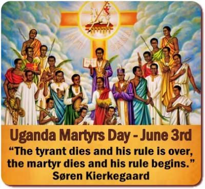 The Martyrs of Uganda who died for their Faith