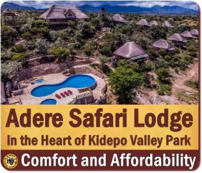 Luxury Adere Safari Lodge in Kidepo Valley Park