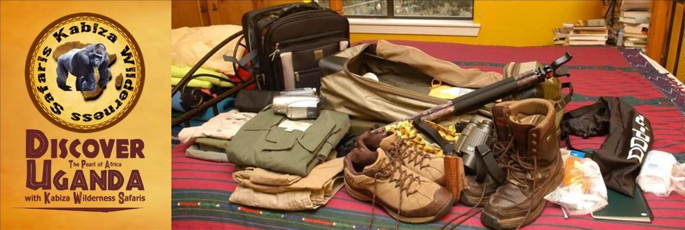 Packing for your African Safari in Uganda - Practical Advice