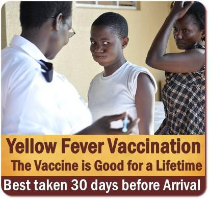 Yellow Fever Certificate Requirements for Travelers to Uganda