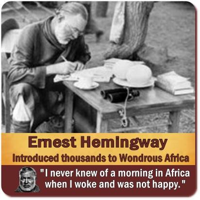 Ernest Hemingway Crashes in Airplane at Murchison Falls