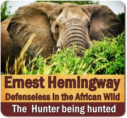 Ernest Hemingway Crashes in Airplane at Murchison Falls Park in Uganda