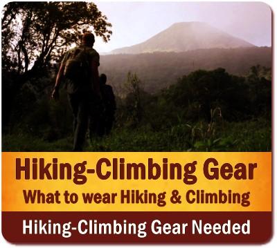 What to wear and bring on Hiking - Climbing Safaris in Uganda