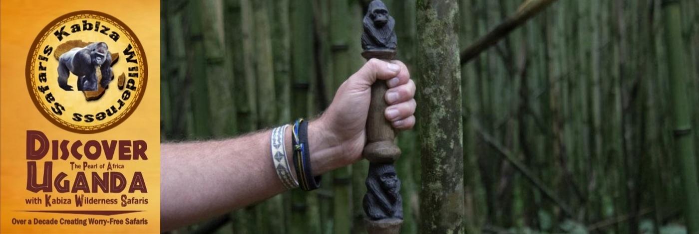 The Two Must-Haves for Gorilla Trekking are a Porter and a Walking Stick