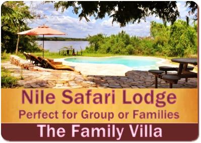 Luxury Nile Safari Lodge on the Nile in Murchison Falls Park