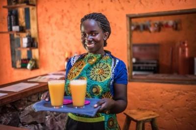 Bwindi Bar-a restaurant of delightful Surprises on Main Street in Buhoma