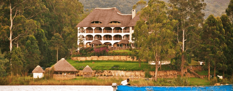 Birdnest Resort on scenic Lake Bunyonyi